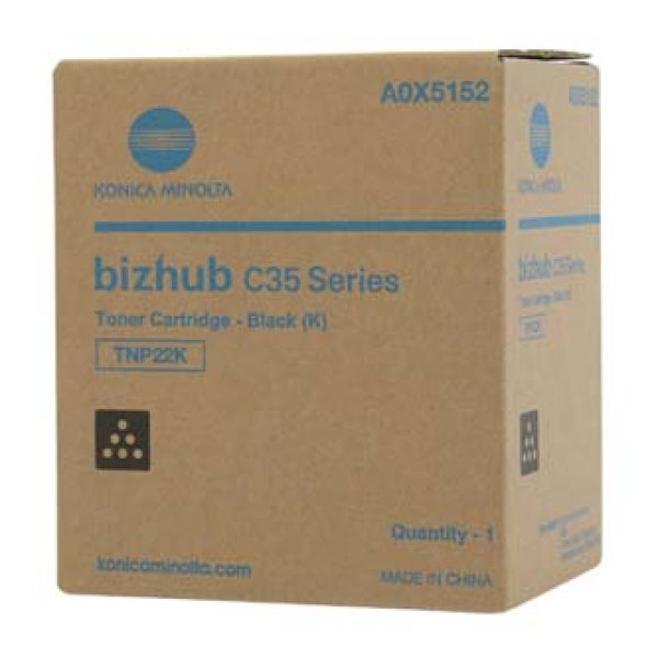 Toner Konica Minolta TNP22K A0X5152 černý