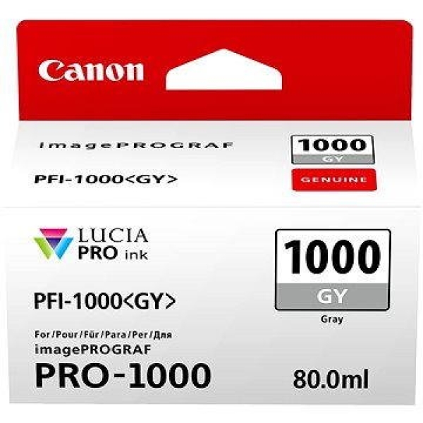 Náplň Canon PFI-1000GY šedá