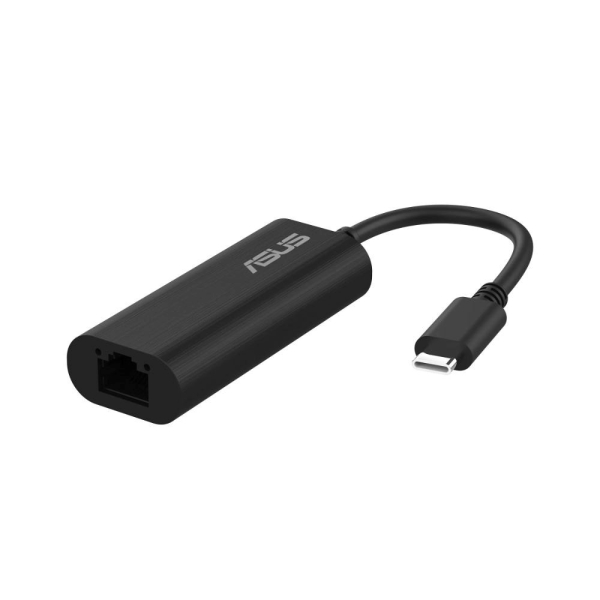 ASUS USB-C2500 V2, USB-C Ethernet Adapter 2.5G/1G/100Mbps, RJ45 port