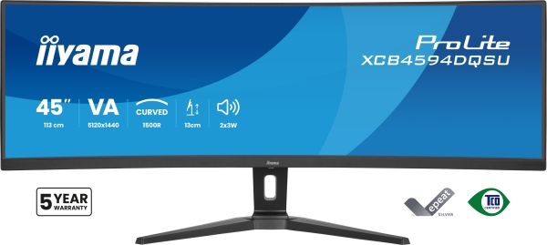 iiyama ProLite/XCB4594DQSU-B1/44,5''/VA/DQHD/75Hz/2ms/Černá/3R