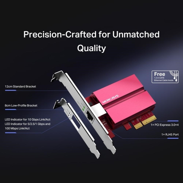 MERCUSYS MA510E Síťová karta 10GbE (1x10GbE,1xPCIe3.0)