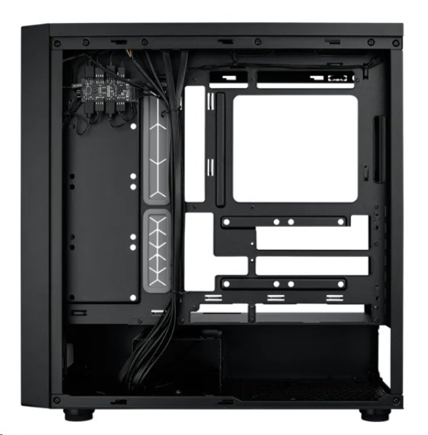 Cooler Master case MasterBox 600, bez zdroje, 3x 140mm ARGB Fan, 1x 120mm ARGB Fan, černá