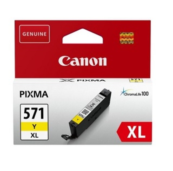 Canon CLI 571XL Y (0334C001),  žlutá barva pro tiskárny Canon