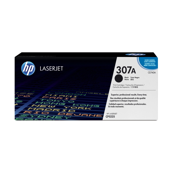Toner HP č.307A CE740A černý