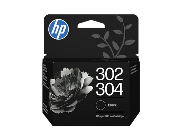 HP 302/304 - 2 ml - pigmentová cerná - originální - inkoustová cartridge - pro AMP 130; Deskjet 1110, 21XX, 26XX, 36XX, 37XX; ENVY 45XX, 50XX; Officejet 38XX, 46XX, 52XX