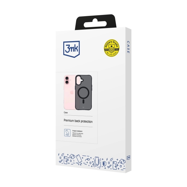 3mk ochranný kryt Smoke MagCase pro Samsung Galaxy A57