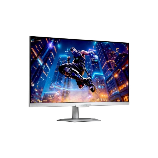 GIGABYTE LCD - 27" Gaming monitor M27UP ICE, SS IPS, 3840x2160 UHD, 160Hz, 1000:1, 350cd/m2, 1ms, 2xHDMI, 1xDP, bílá