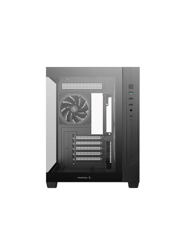DEEPCOOL Case CG330 3F, mATX, Průhledná bočnice, 3x120mm ARGB Fan, černá