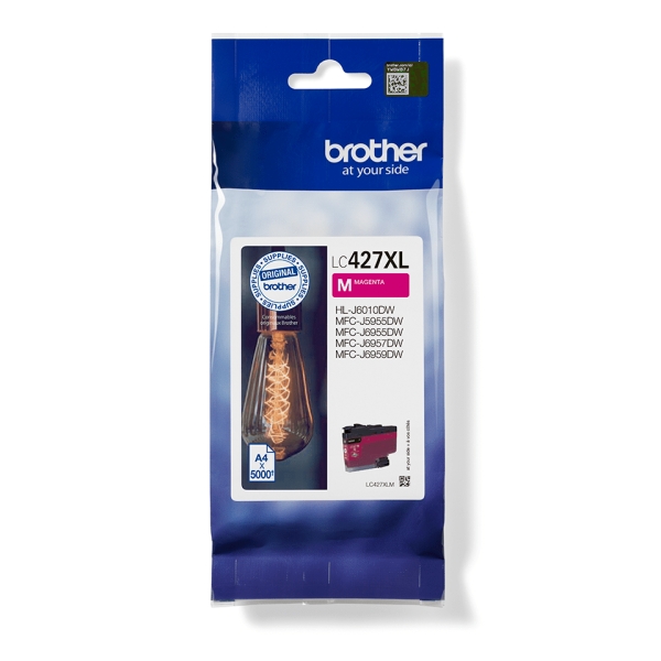 Náplň Brother LC-427XLM purpurová