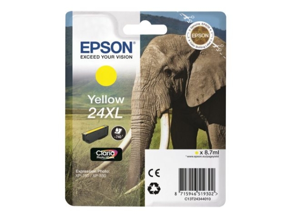 Náplň Epson 24XL, C13T24344012 žlutá 
