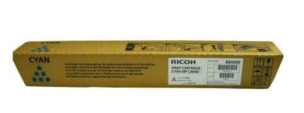 Toner Ricoh MPC 3000E azurový