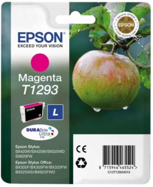 Náplň Epson C13T12934012, T1293 purpurová (7 ml)