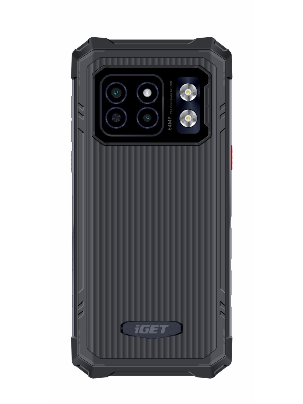 iGET T2 8 + 256 Black - odolný mobilní telefon