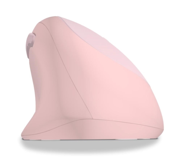 CONNECT IT FOR HEALTH LADIES PINK Bezdrátová vertikální myš, ergonomická, růžová