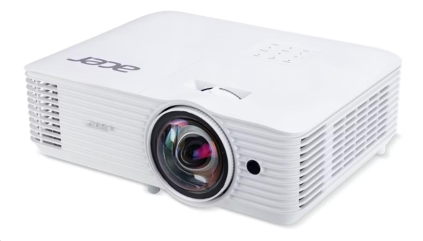 ACER Projektor S1387n, ShortThrow, WXGA (1280x800), 4000 ANSI, 20 000:1, VGA, HDMI, RJ45, repro 1x16W, 3.1Kg, LumiSense,