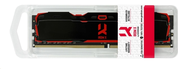 DIMM DDR4 16GB 3200MHz CL16, GOODRAM IRDM X BLACK