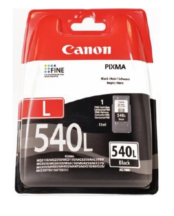 Canon PG-540L (5224B001), černá inkoustová náplň pro tiskárny Canon (300 stran)
