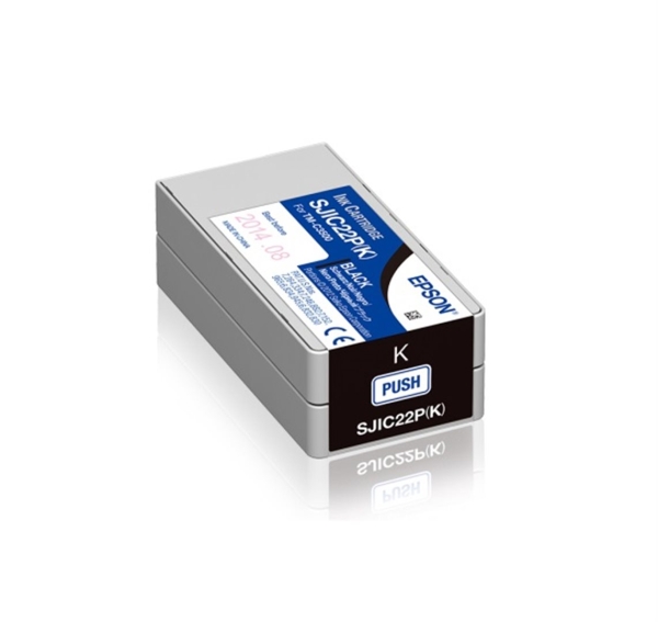 Náplň Epson SJIC22P(K), C33S020601 černá 