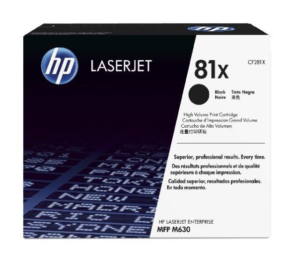 HP 81X (CF281X), černý originální toner do tiskárny HP