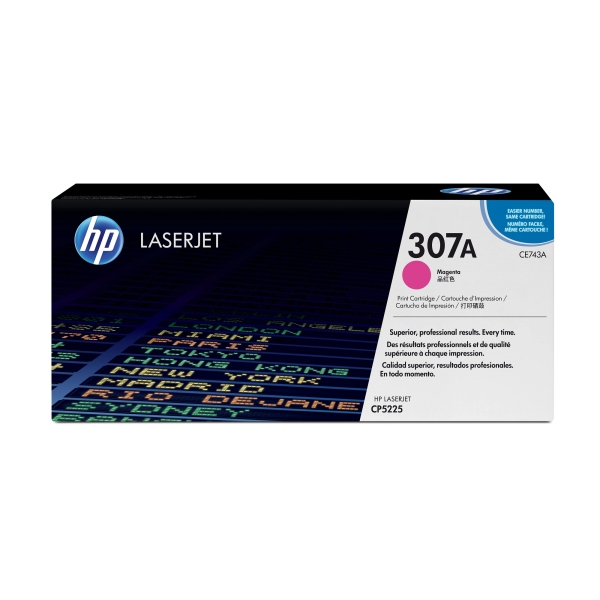 Toner HP č.307A CE743A purpurový