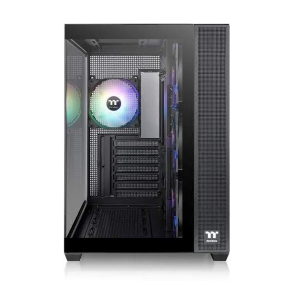 THERMAL TAKE Case View 380 TG ARGB, ATX, Průhledná bočnice, 4x 120mm ARGB Fan, černá