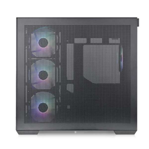 THERMAL TAKE Case View 380 TG ARGB, ATX, Průhledná bočnice, 4x 120mm ARGB Fan, černá