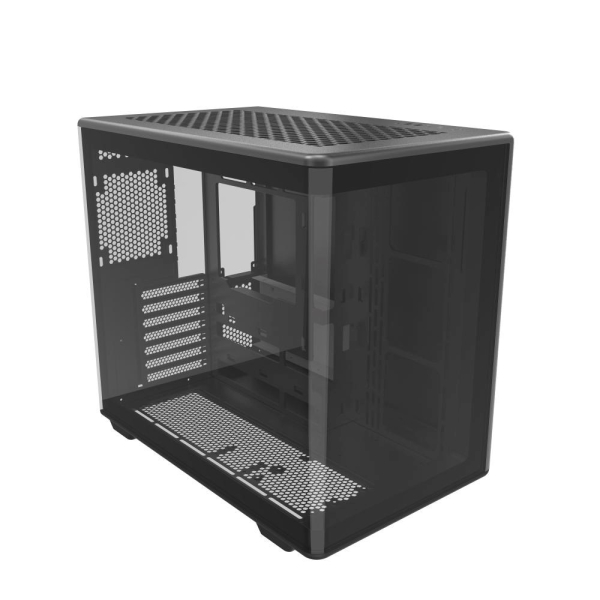 Cooler Master case Elite 600, ATX, Průhledná bočnice, 4x 120mm Fan, Černá