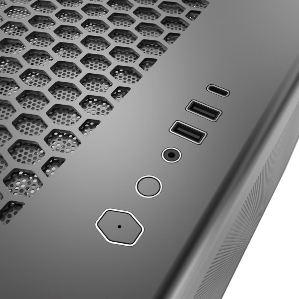 Cooler Master case Elite 600, ATX, Průhledná bočnice, 4x 120mm Fan, Černá