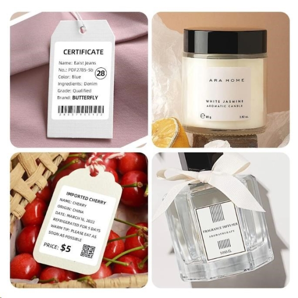 Niimbot štítky R 50x80mm 95ks Bílé pro B21, B21S, B3, B1S