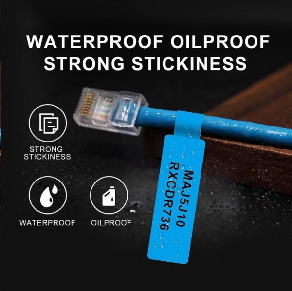 Niimbot štítky na kabely RXL 12,5x109mm 65ks Blue pro D11 a D110