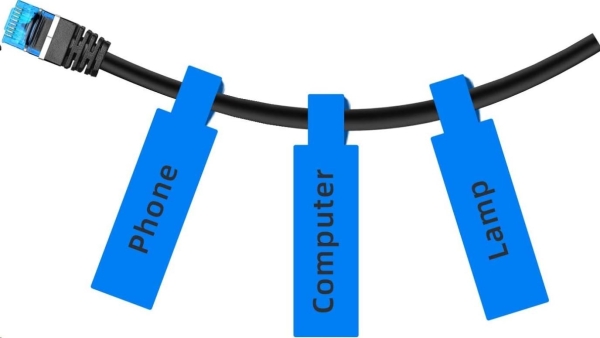 Niimbot štítky na kabely RXL 12,5x109mm 65ks Blue pro D11 a D110
