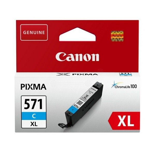 Canon CLI 571XL C (0332C001), azurová barva pro tiskárny Canon