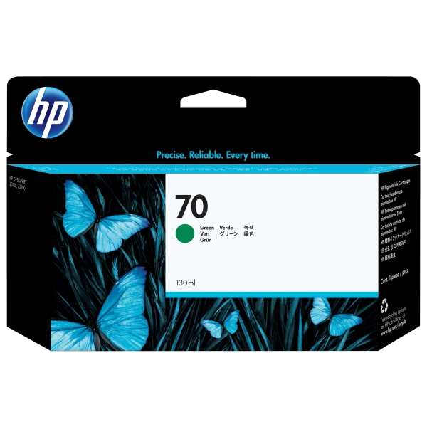 Náplň HP č.70, C9457A zelená 