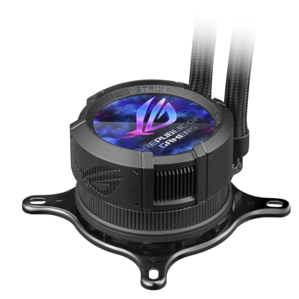 ASUS vodní chladič CPU AIO ROG STRIX LC III 360 ARGB LCD, 3x120mm, LCD Displej, LGA1700, AM5, černá
