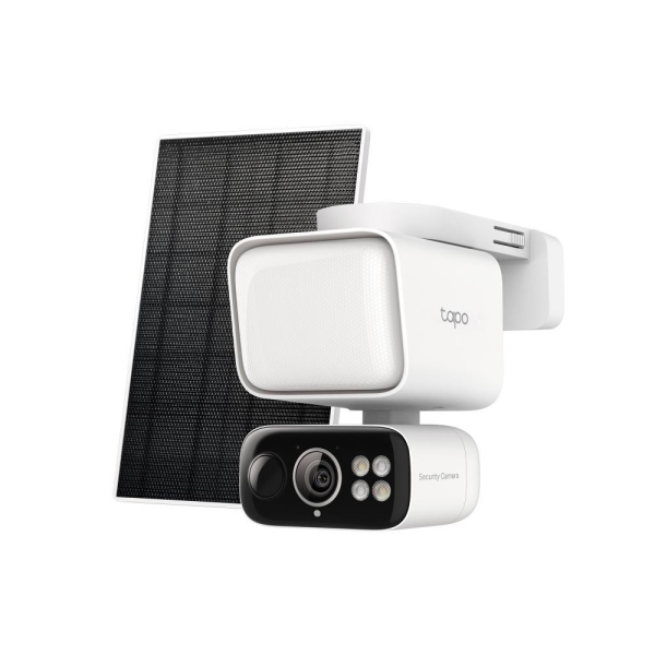 TP-Link Tapo C615F KIT venkovní kamera se světlometem, solární panel (3MP, 2K, 1296p, IR, WiFi, micro SD card, IP65)