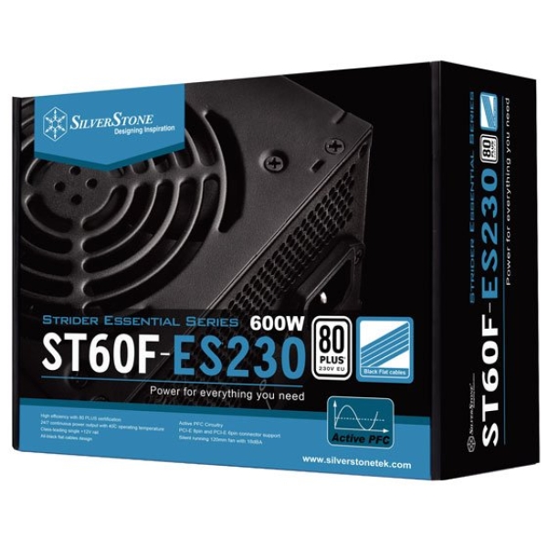 SilverStone 80 PLUS 230V EU 600W ATX zdroj