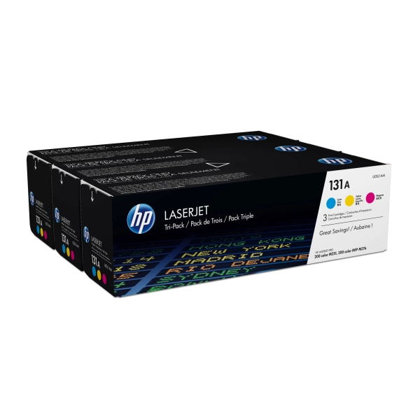 Toner HP 131A, U0SL1AM CMY (3x1800 stran) sada
