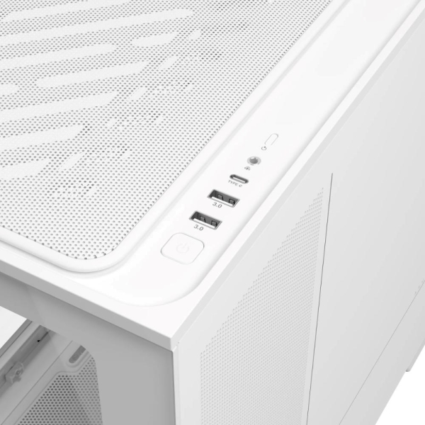 ASUS Case AP202 PRIME CASE, mATX, Průhledná bočnice, 3x 120mm ARGB Fan, bílá