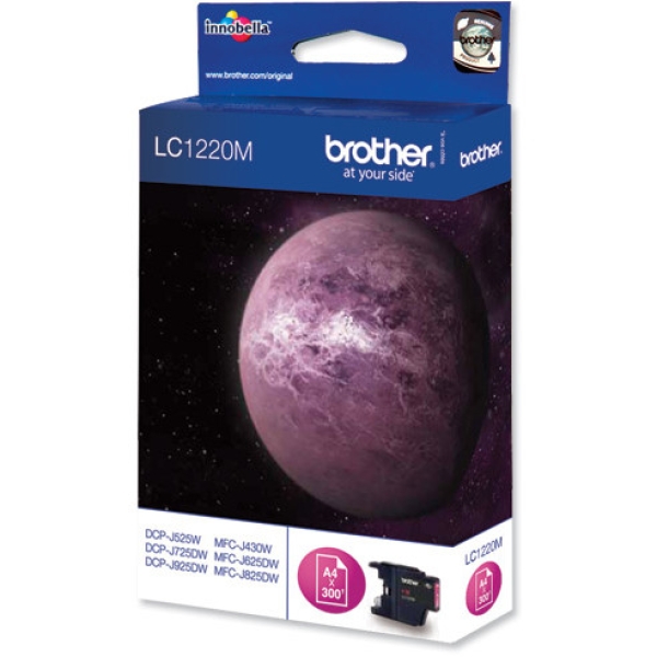 Náplň Brother LC-1220M purpurová