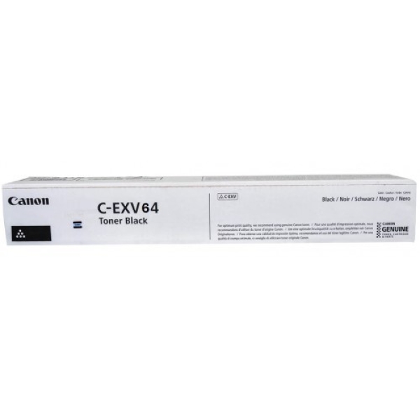 Toner CANON C-EXV64 BK, 5753C002, černý (38 000 stran)