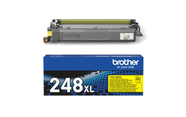 Brother - TN248XLY,yellow toner (až 2 300 stran)
