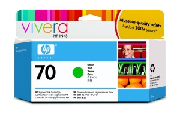 Náplň HP č.70, C9457A zelená 