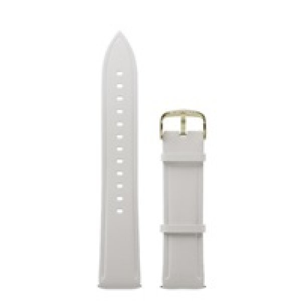 Garett univerzální řemínek 20 mm, bílý, eko kůže