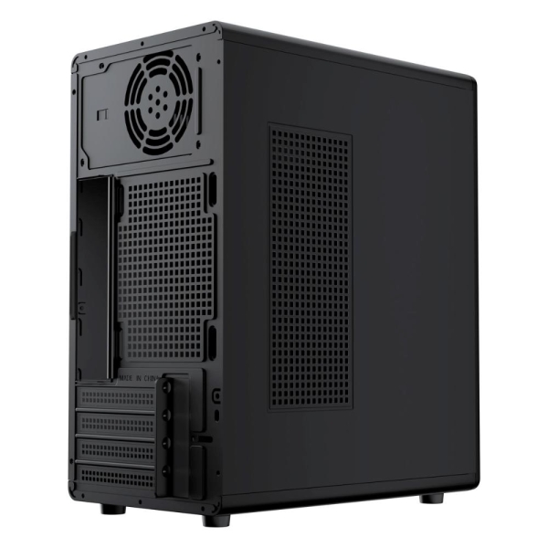 1stCOOL MicroTower STEP Premium 2 ver.1, AU, 4xUSB, black černý, bez zdroje, microtower mATX (USB2, Audio) (PC case)