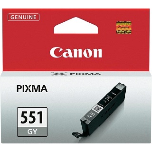 Canon CLI-551GY (6512B001), šedá originální náplň pro tiskárny Canon