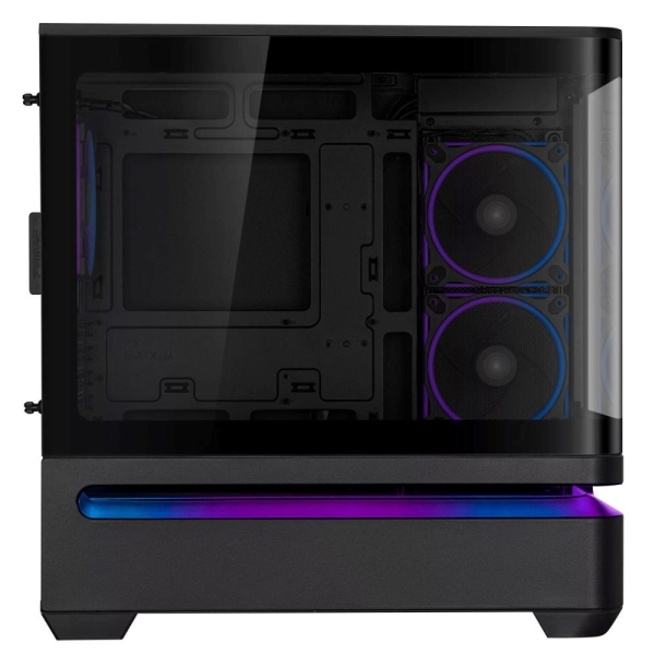 ASUS Case AP202 PRIME CASE, mATX, Průhledná bočnice, 3x 120mm ARGB Fan, černá