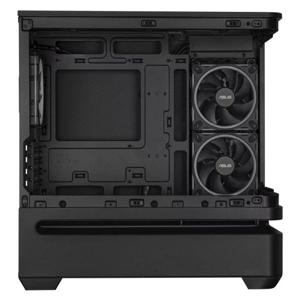 ASUS Case AP202 PRIME CASE, mATX, Průhledná bočnice, 3x 120mm ARGB Fan, černá