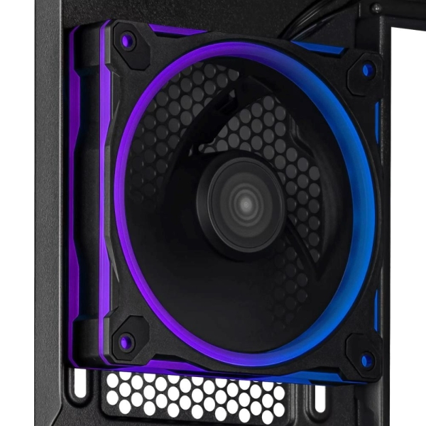 ASUS Case AP202 PRIME CASE, mATX, Průhledná bočnice, 3x 120mm ARGB Fan, černá