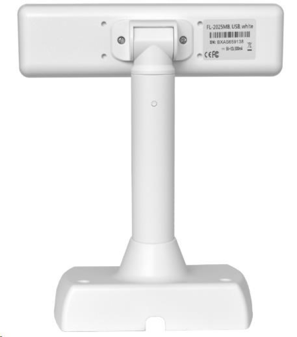 Virtuos zákaznický displej Virtuos FL-2025MB 2x20, USB, bílý