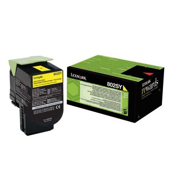 Toner Lexmark 802SY 80C2SY0 žlutý